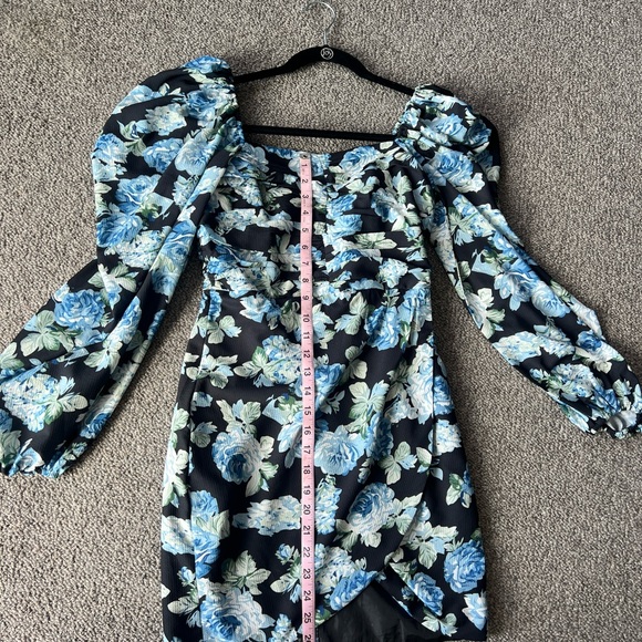 Blue floral dress - Picture 3 of 3